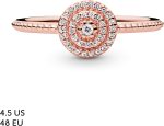 PANDORA Jewelry Elegant Sparkle Cubic Zirconia Ring in Rose - Image 7